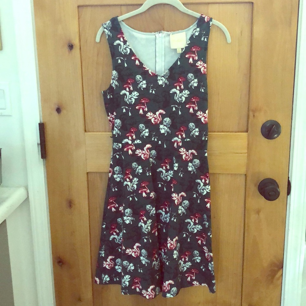 Modcloth This Day and Page Squirrel Dress